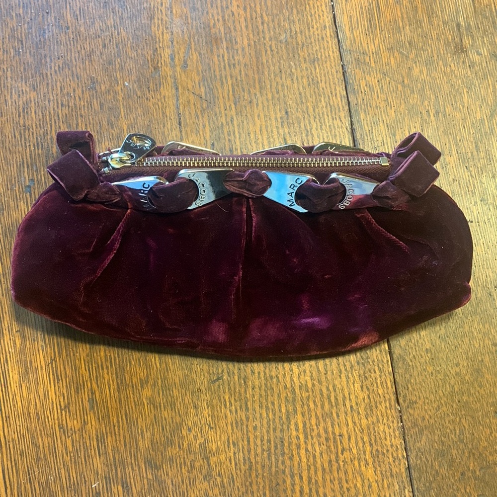 Marc Jacobs velvet clutch